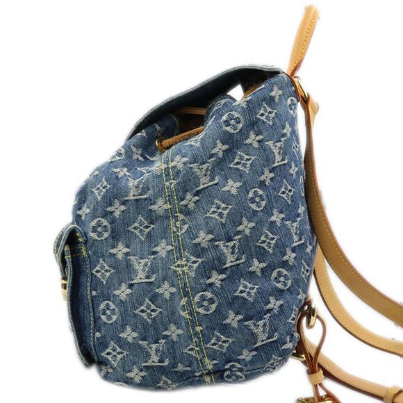 Louis Vuitton Sac A De GM Monogram Denim Backpack Rucksack - Picture 3 of 12